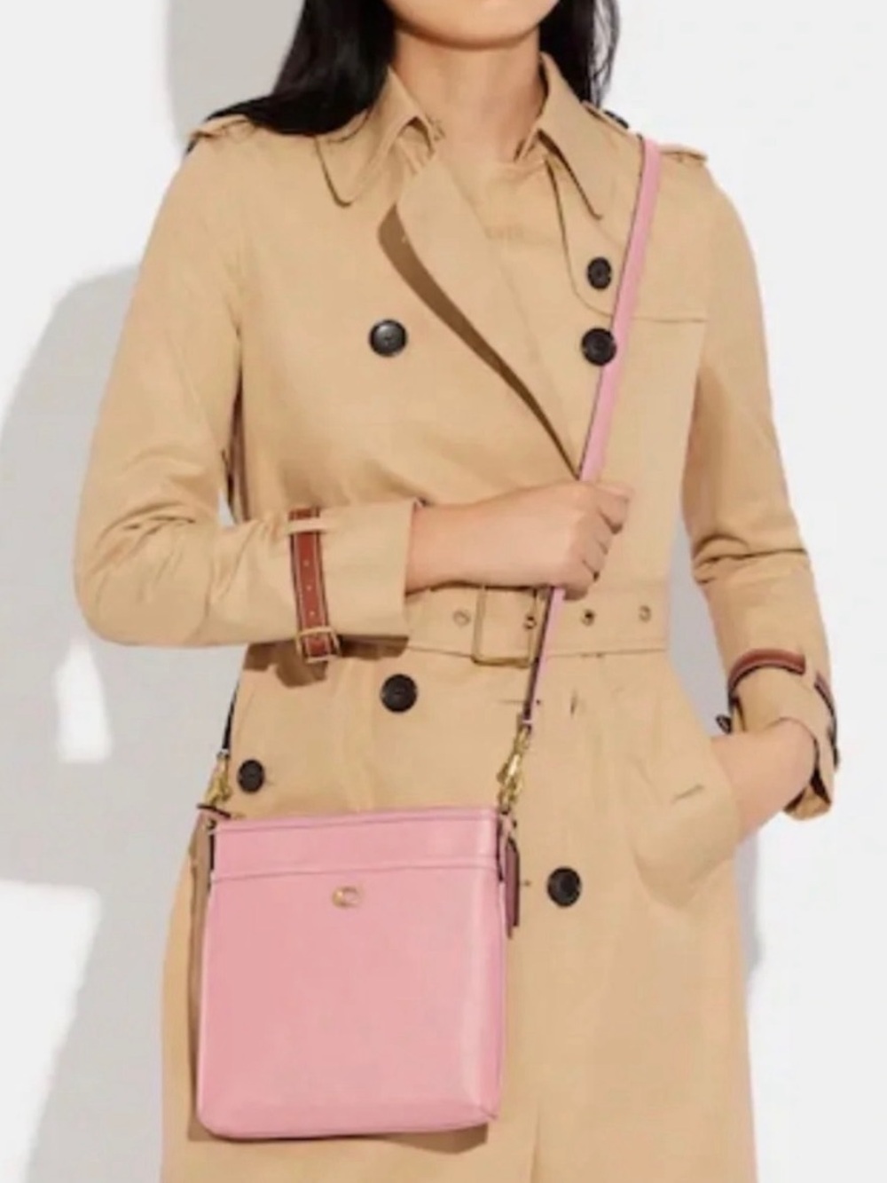 Coach Kitt Crossbody Bag- Pink